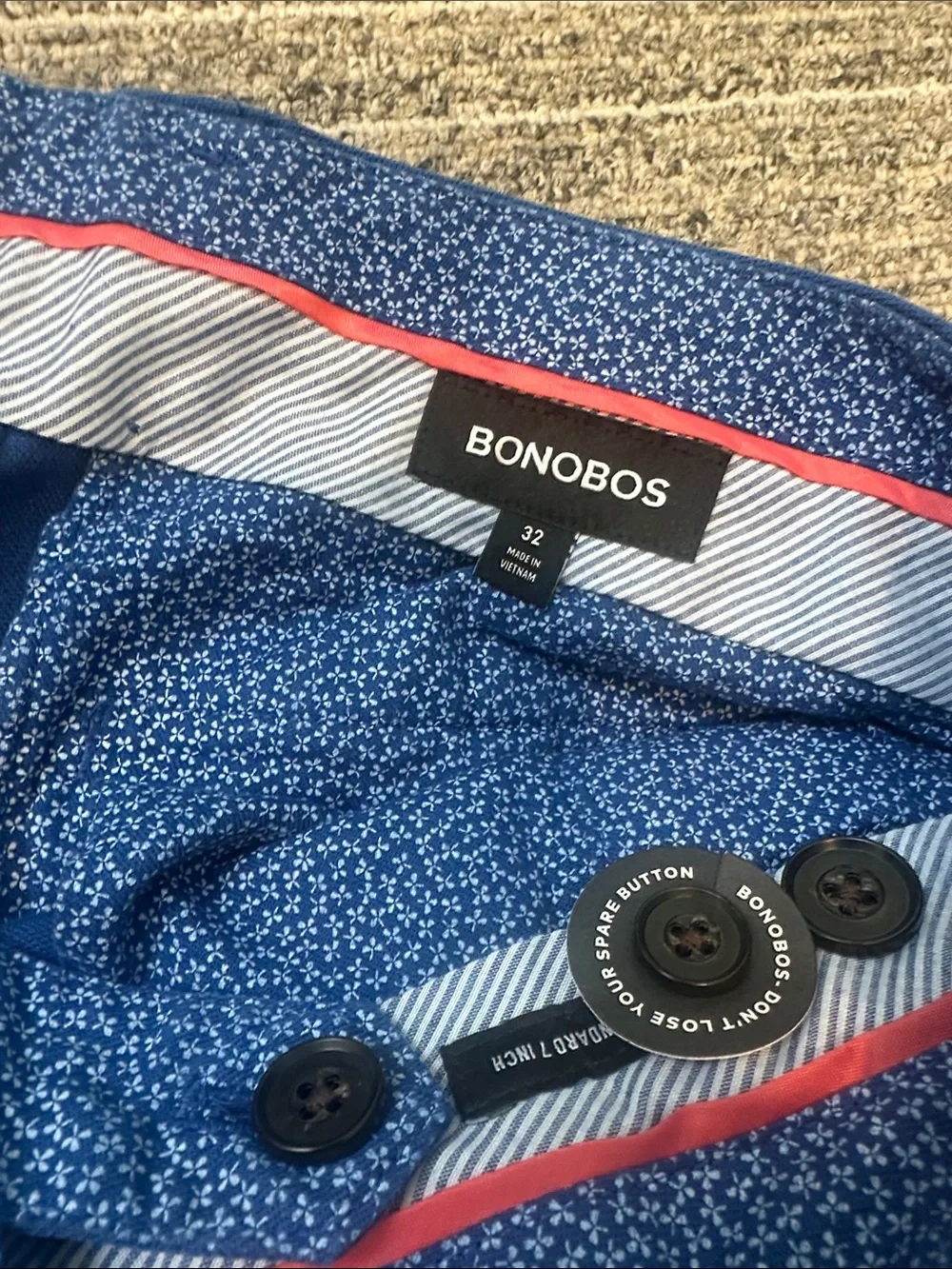 Bonobos tailored flat